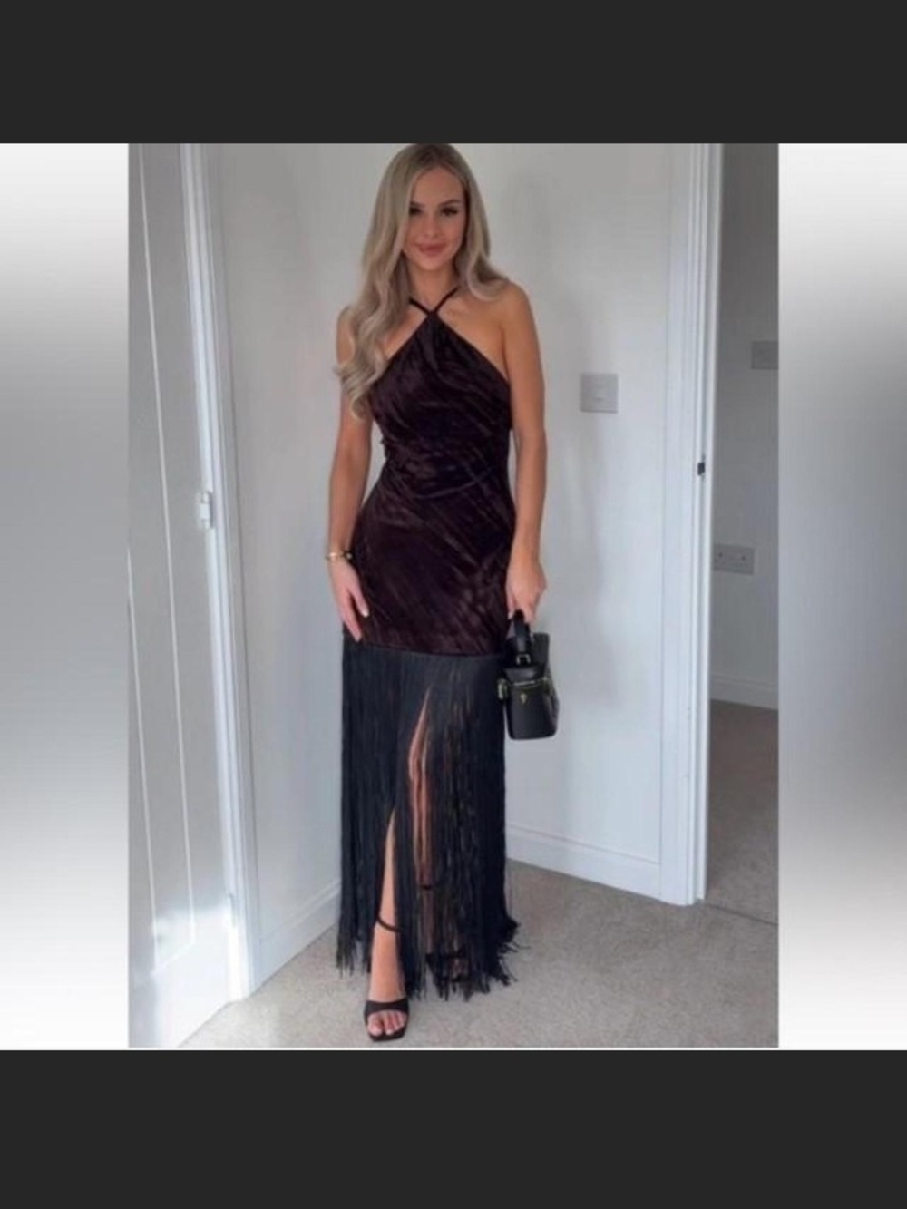 Zara Fringe Midi Dress - Picture 4 of 8